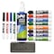 Expo Dry Erase Marker/Eraser/Cleaner Kit, Medium Assorted Tips/Colors, PK12 80054 - alternate 8